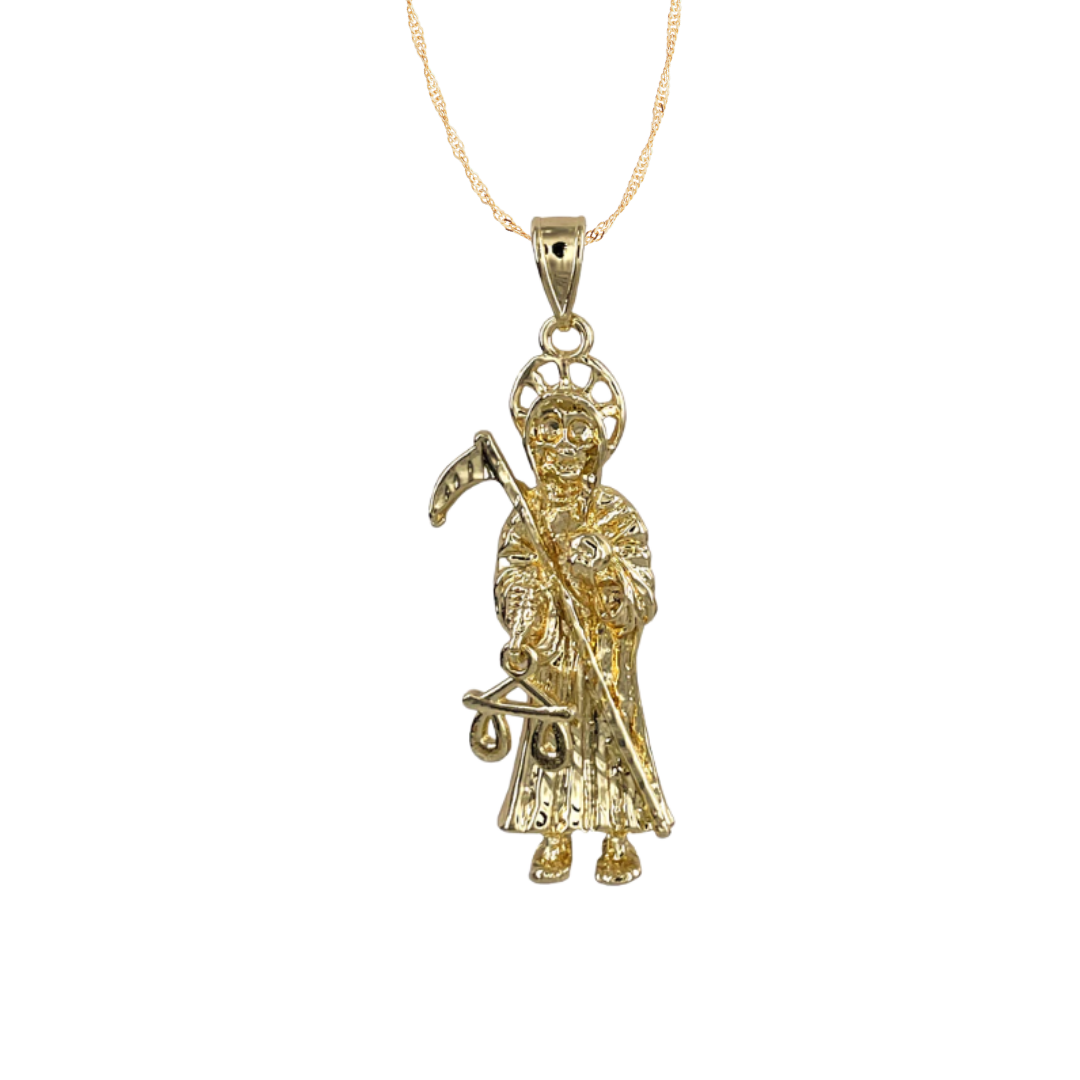 Santa Muerte Charm Necklace