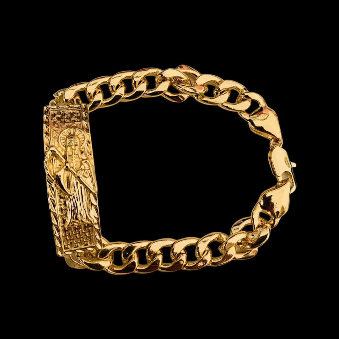 Santa Muerte ID Bracelet