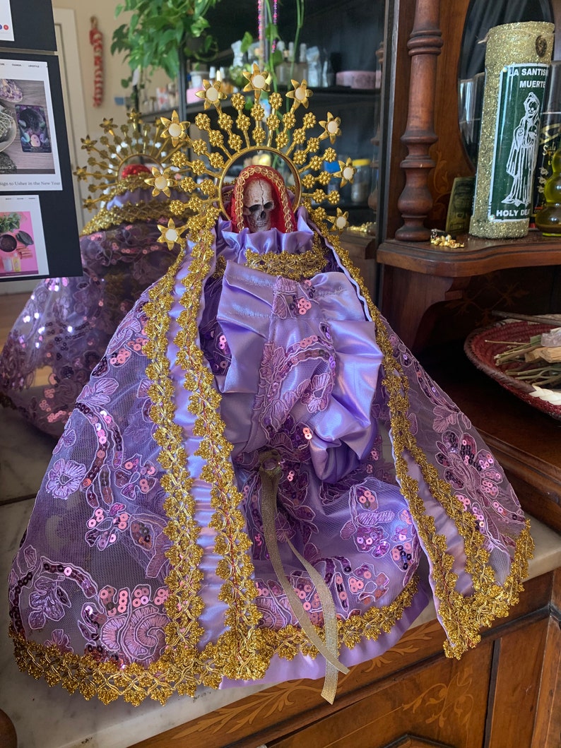 Santa Muerte Dress (fits 12-16  inch statues)