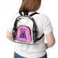 Santa Muerte Clear Mini Backpack