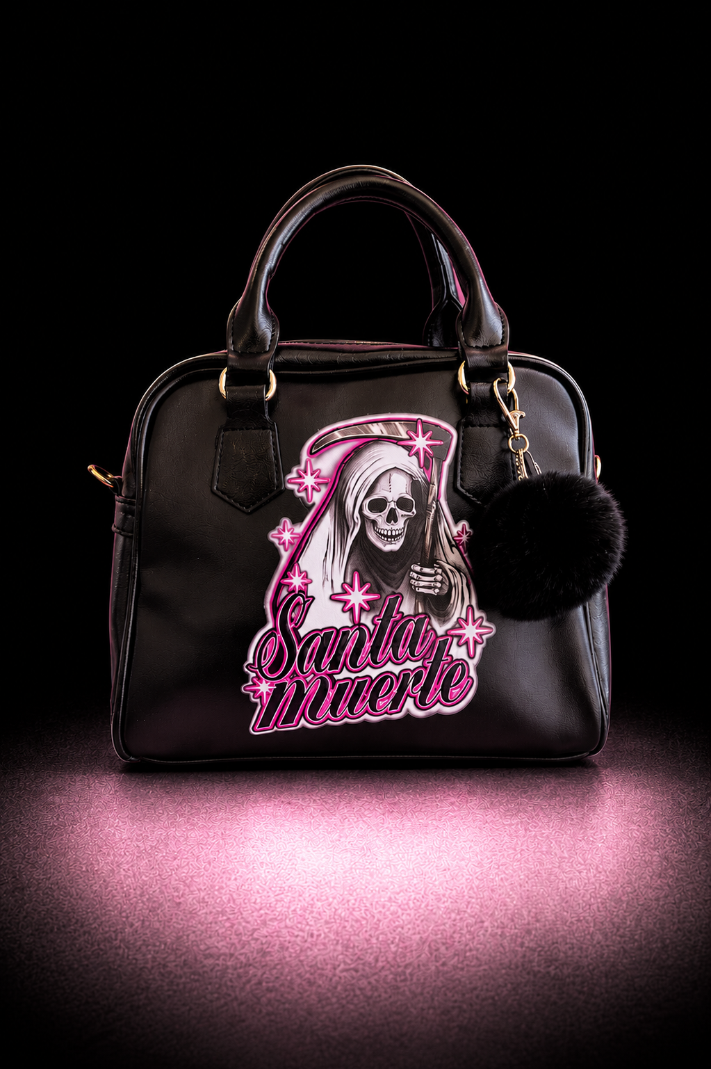 Santa Muerte "BIG FLIRT" - shoulder bag
