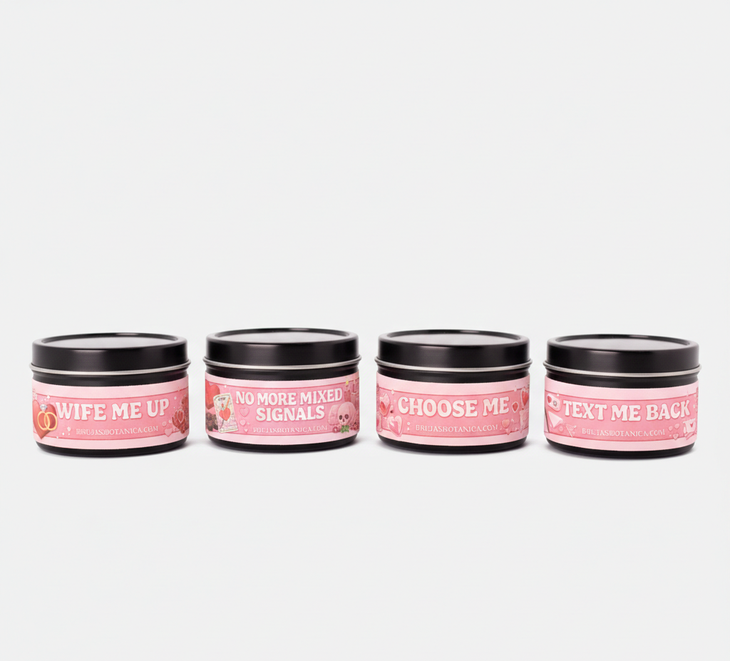 Bring Me Love Boosters — Mini Candle Tin Set (4 Pack)