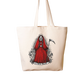 Santa Muerte RED tote