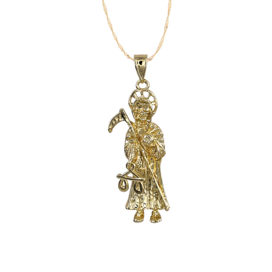Santa Muerte Charm Necklace