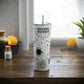 Beyond Blessed - Skinny Steel Tumbler with Straw, 20oz