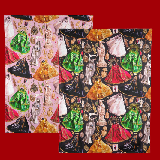 Santa Muerte "DOLLY"  throw blanket
