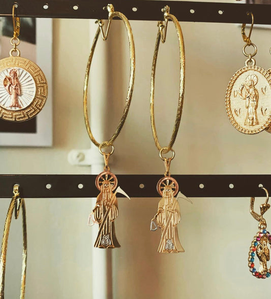 Sante Muerte hoops