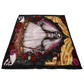 Santa Muerte Fleece throw